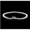 Image 3 : 14KT White Gold 1.87ctw Diamond Tennis Bracelet