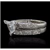 Image 2 : 18KT White Gold 1.80ctw Diamond Ring