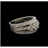 Image 2 : 0.88ctw Diamond Ring - 14KT White Gold