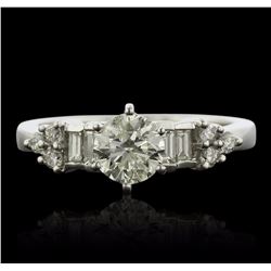 18KT White Gold 1.27ctw Diamond Ring