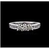 Image 1 : 0.50ctw Diamond Ring - 14KT White Gold