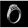 Image 3 : 0.50ctw Diamond Ring - 14KT White Gold