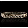 Image 2 : 14KT Yellow Gold Diamond Bracelet