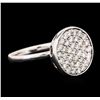 Image 2 : 14KT White Gold 0.51ctw Diamond Ring