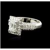 Image 2 : 18KT White Gold 1.27ctw Diamond Ring