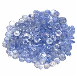 19.16ctw Round Mixed Tanzanite Parcel