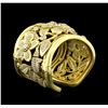 Image 2 : Kieselstein-Cord 16.35ctw Diamond Cuff Bracelet - 18KT Yellow Gold