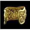 Image 3 : Kieselstein-Cord 16.35ctw Diamond Cuff Bracelet - 18KT Yellow Gold