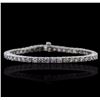 Image 1 : 14KT White Gold 5.45ctw Diamond Bracelet