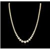 Image 2 : 18KT Yellow Gold 17.01ctw Diamond Necklace