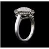 Image 3 : 0.65ctw Diamond Ring - 14KT White Gold