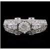 Image 1 : 14KT White Gold 1.15ctw Diamond Ring