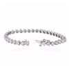 Image 3 : 14KT White Gold 7.60ctw Diamond Tennis  Bracelet