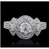 Image 1 : 18KT White Gold GIA Certified 2.01ctw Diamond Ring