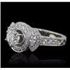 Image 2 : 18KT White Gold GIA Certified 2.01ctw Diamond Ring