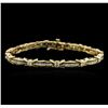 Image 1 : 14KT Yellow Gold 1.63ctw Diamond Bracelet