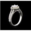 Image 3 : 1.03ctw Diamond Ring - 14KT White Gold