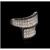Image 2 : 14KT White Gold 2.53ctw Fancy Black Diamond Ring