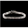 Image 1 : 14KT White Gold 2.00ctw Diamond Tennis Bracelet