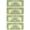 Image 2 : 1963 $5 Red Seal Bill Lot of 4