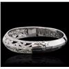 Image 2 : 18KT White Gold 1.68ctw Diamond Bangle Bracelet