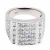 Image 3 : 3.90ctw Diamond Ring - 18KT White Gold