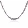 Image 2 : 14KT White Gold 3.49ctw Diamond Necklace