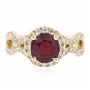 Image 1 : 14KT Yellow Gold 1.94ct Ruby and Diamond Ring
