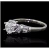 Image 2 : 14KT White Gold 1.53ctw Diamond Ring