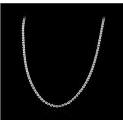 14KT White Gold 16.16ctw Diamond Necklace