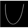 Image 1 : 14KT White Gold 16.16ctw Diamond Necklace