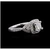 Image 2 : 14KT White Gold 1.30ctw Diamond Ring