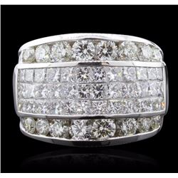 18KT White Gold 4.92ctw Diamond Ring