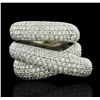 Image 1 : 14KT White Gold 2.68ctw Diamond Ring