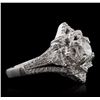 Image 2 : 18KT White Gold 1.62ctw Diamond Ring