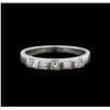 Image 1 : 18KT White Gold 0.40ctw Diamond Ring