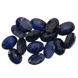 8.77ctw Oval Mixed Blue Sapphire Parcel