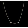 Image 1 : 14KT Yellow Gold 0.84ctw Diamond Necklace