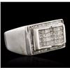 Image 2 : 14KT White Gold 2.17ctw Diamond Ring
