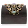 Image 5 : Jay Strongwater Jeweled Leather Treasure Chest
