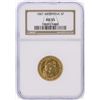 Image 1 : 1887 NGC AU53 Argentina 5 Pesos Gold Coin