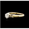 Image 2 : 14KT Yellow Gold 0.58ctw Diamond Ring