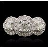 Image 1 : 14KT White Gold 1.96ctw Diamond Ring