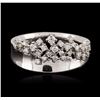 Image 1 : 14KT White Gold 0.38ctw Diamond Ring