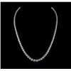 Image 1 : 14KT White Gold 11.55ctw Diamond Necklace