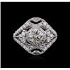 Image 1 : 18KT White Gold 2.37ctw Diamond Ring