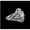 Image 2 : 18KT White Gold 2.37ctw Diamond Ring