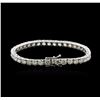 Image 2 : 18KT White Gold 14.97ctw Diamond Tennis Bracelet