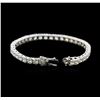Image 3 : 18KT White Gold 14.97ctw Diamond Tennis Bracelet