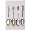 Image 1 : Vintage Lot of 4 Sterling Silver Souvenir Spoons